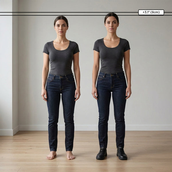 Chaussures rehaussantes +6-8cm | Arix