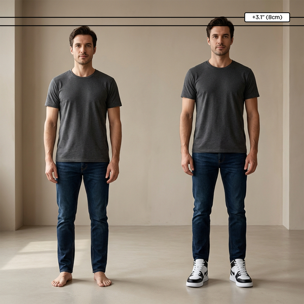 Chaussures rehaussantes +6-8cm | Axen