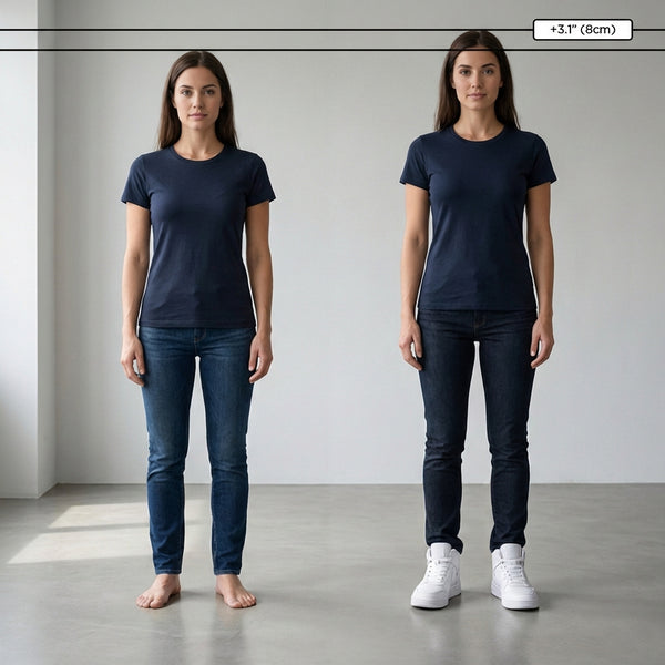 Chaussures rehaussantes +6-8cm | Juster