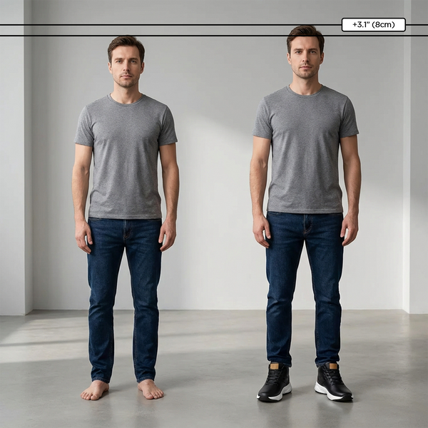 Chaussures rehaussantes +6-8cm | Lyte