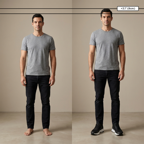 Chaussures rehaussantes +6-8cm | Marek