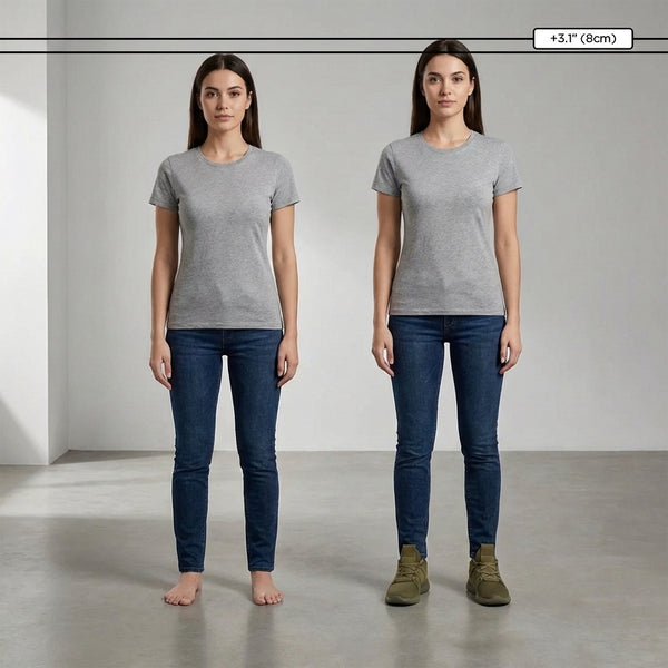 Schuhe die größer machen +6-8cm | Motion