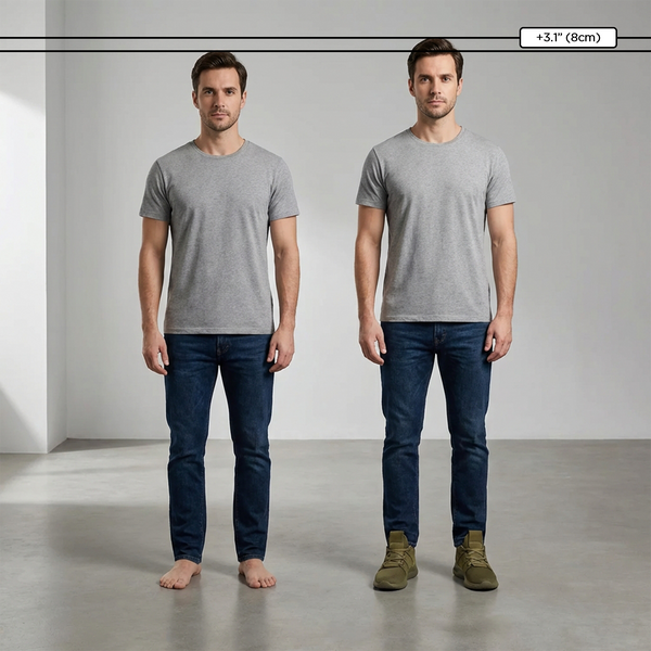 Schuhe die größer machen +6-8cm | Motion