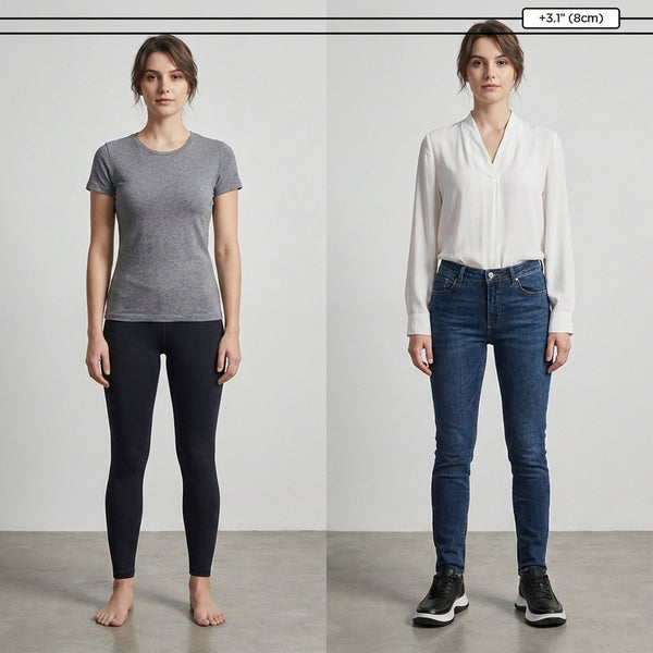 Chaussures rehaussantes +6-8cm | Orix