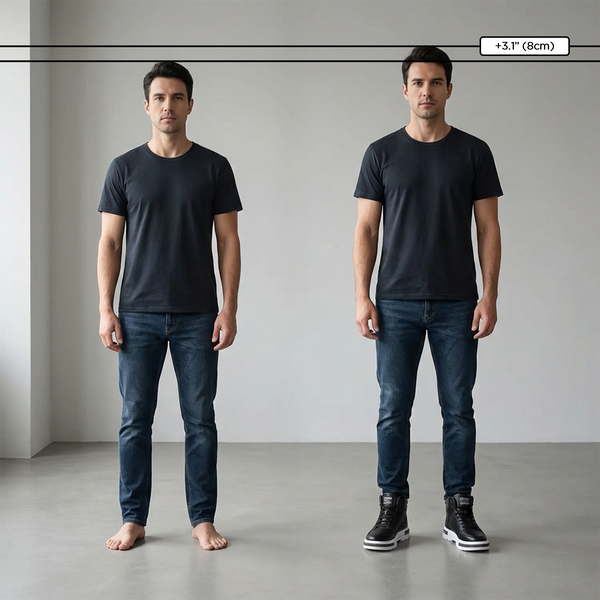 Chaussures rehaussantes +6-8cm | Solid