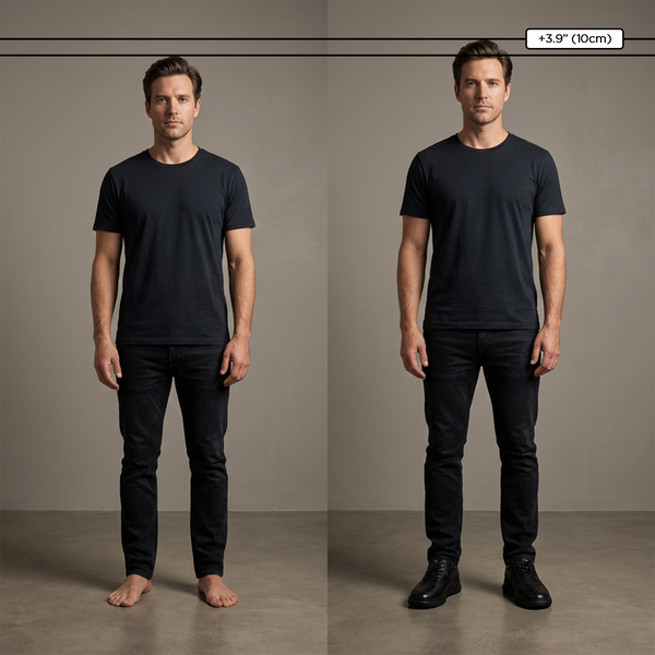 Height Boosting Shoes +6-8cm | Velor