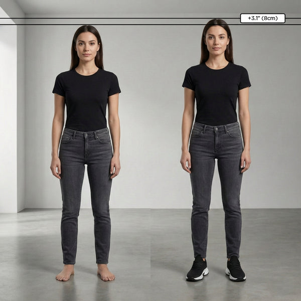 Chaussures rehaussantes +6-8cm | Vero