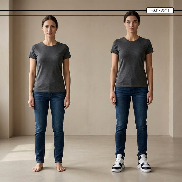 Chaussures rehaussantes +6-8cm | Axen