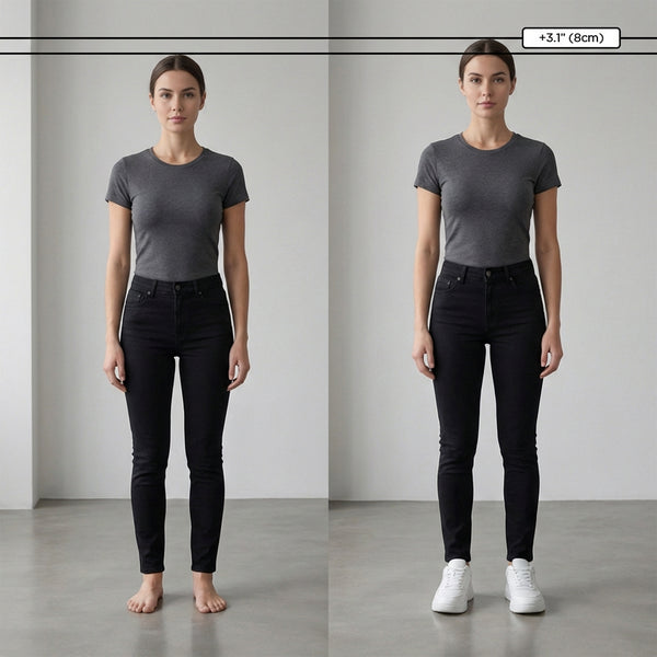 Chaussures rehaussantes +6-8cm | Elvon