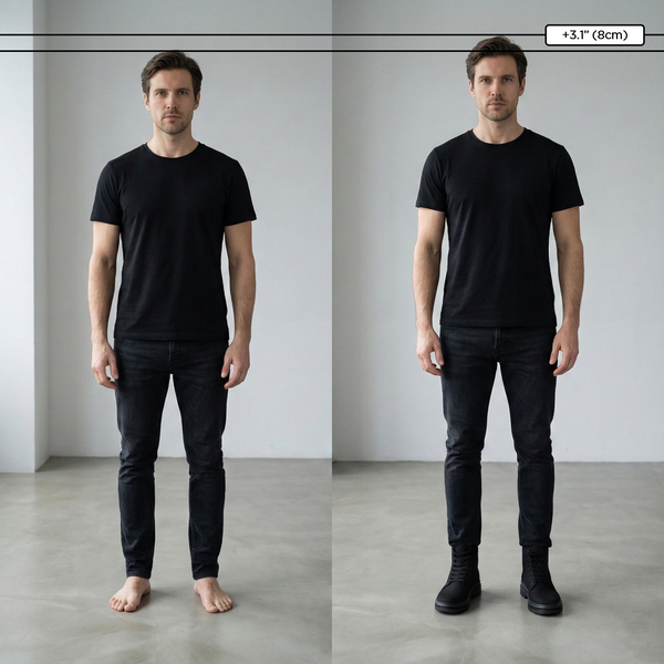 Chaussures rehaussantes +6-8cm | Evan