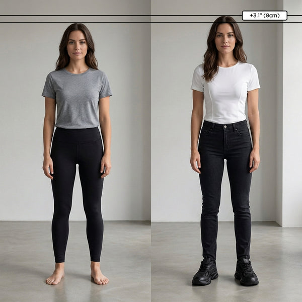 Chaussures rehaussantes +6-8cm | Ivo