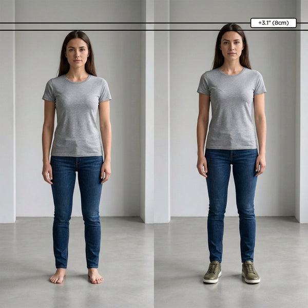 Chaussures rehaussantes +6-8cm | Lumen