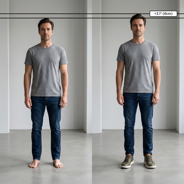 Chaussures rehaussantes +6-8cm | Lumen