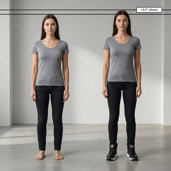 Chaussures rehaussantes +6-8cm | Lyte