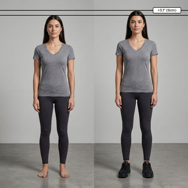 Chaussures rehaussantes +6-8cm | Mavon