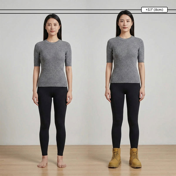 Chaussures rehaussantes +6-8cm | Prime