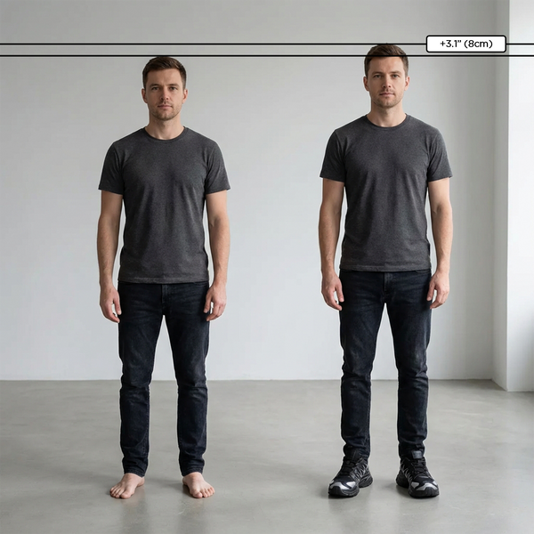 Chaussures rehaussantes +6-8cm | Pulse