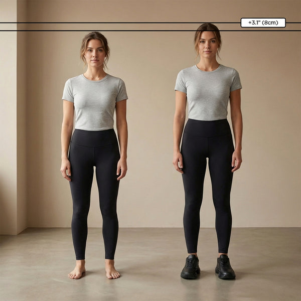 Chaussures rehaussantes +6-8cm | Rivet