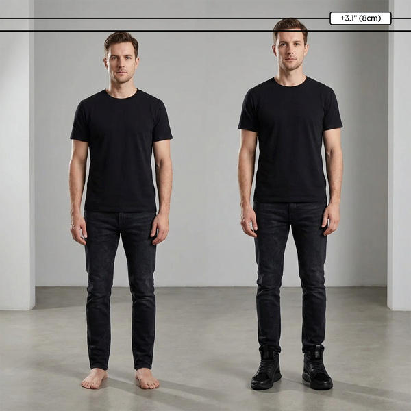 Schuhe die größer machen +6-8cm | Titan