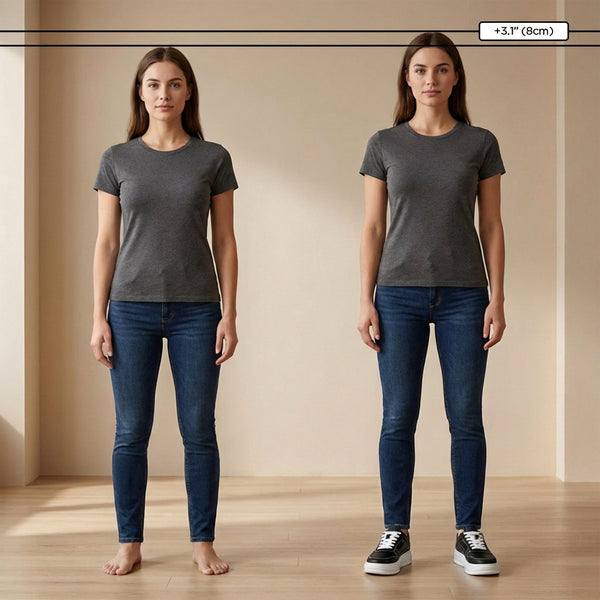 Chaussures rehaussantes +6-8cm | Virex